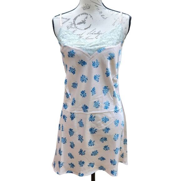 We are HAH -418 NWT Hot As Hell - Let it Slip Ditsy Floral French Blue Medium - Picture 2 of 7